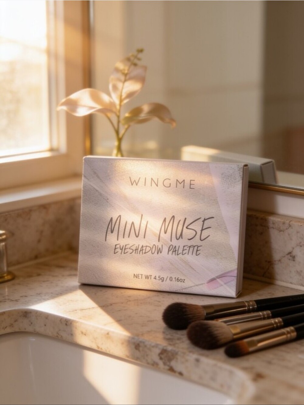 WingMe Mini Muse Eyeshadow Palette — Soft Neutral Shades